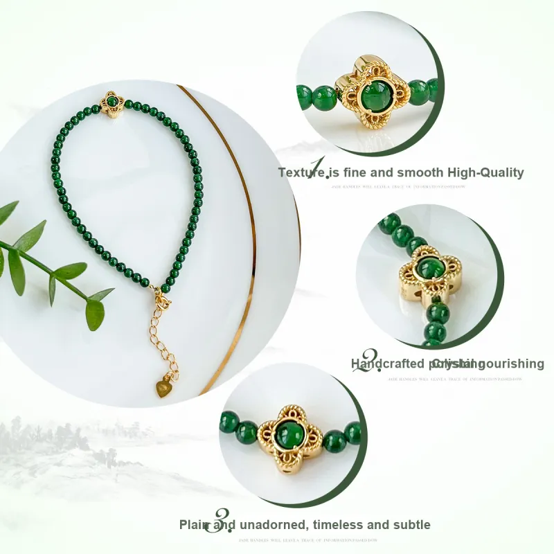 Oriental Jade Ice Type Jadeite Bracelets Women's-3
