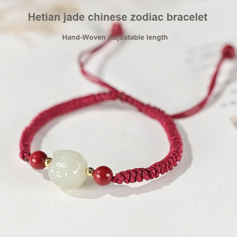 KUNYUYAO Bracelets White Jade Unisex-5