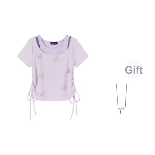 SHIEN Изображение Цвет С ожерельем Женские T-рубашки