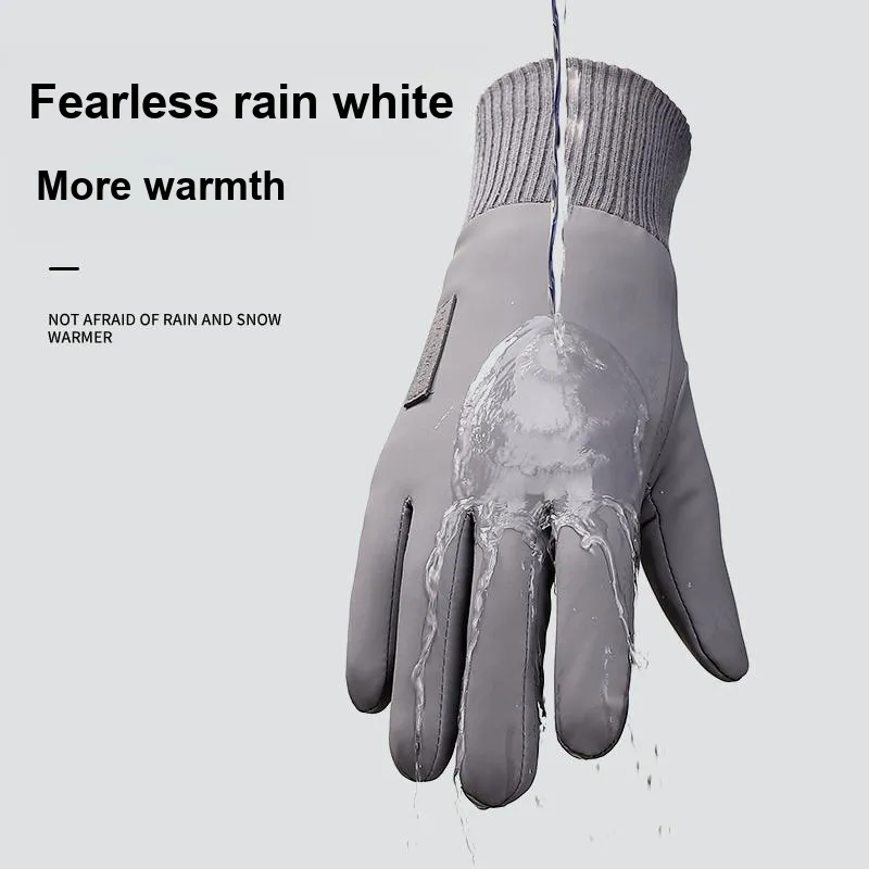 YUZHAOLIN Water Repellent Gloves Men's-5