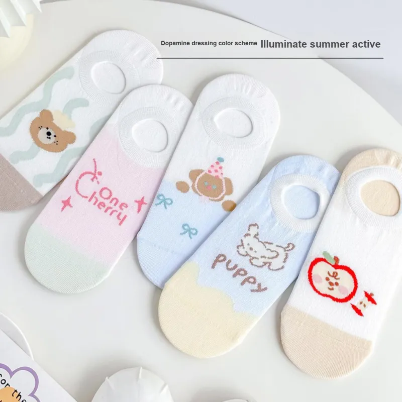 JIAZINI No Show Socks Women's 3 Pack-13