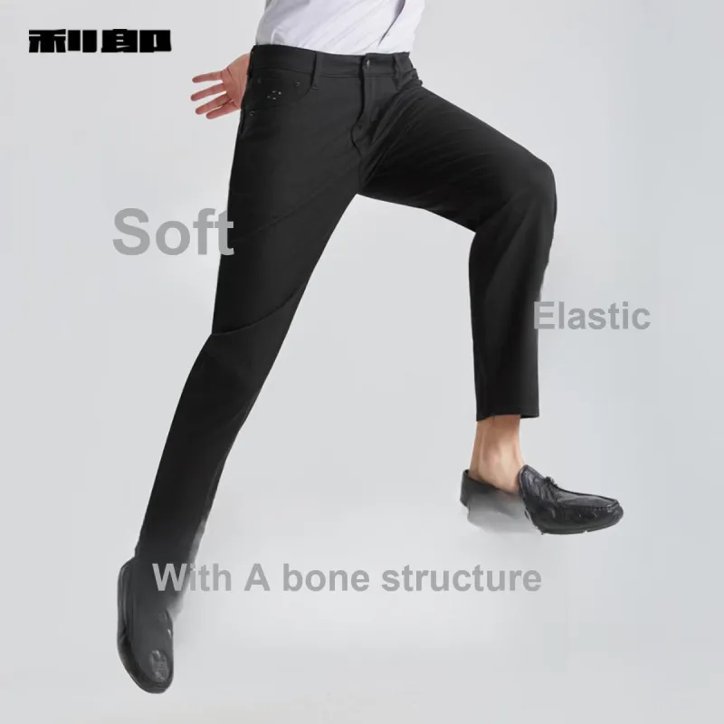 LESS IS MORE Four Way Stretch SS25 Jeans Men's Black G5XNZ00301-2