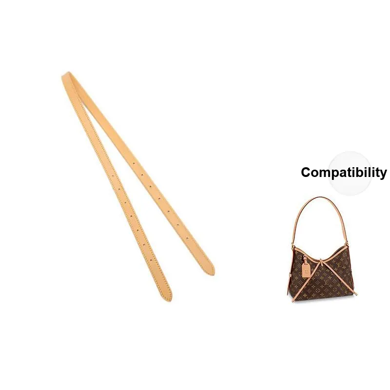 Ingenuity Handmade Vegetable Tanned Leather Cow Leather Bag Shoulder Strap Women's Multicolor