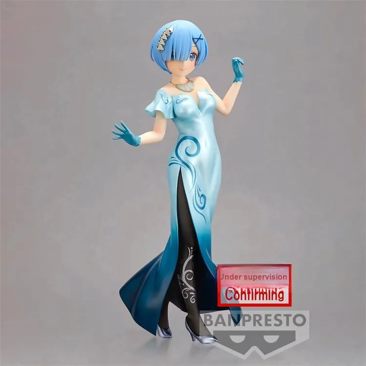 BANPRESTO Sparkling Charm Zero Starting Life In Another World Rem Qipao And Wedding Gowns Bonus Gifts-2