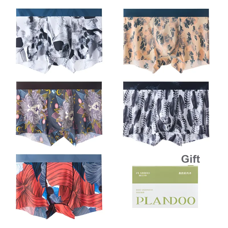 PLANDOO Underpants Men's 5 Pack-5