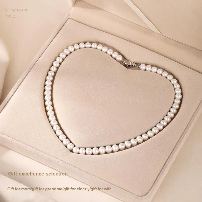 JINLIUFUJIXIANG Pearl Necklaces Unisex-2
