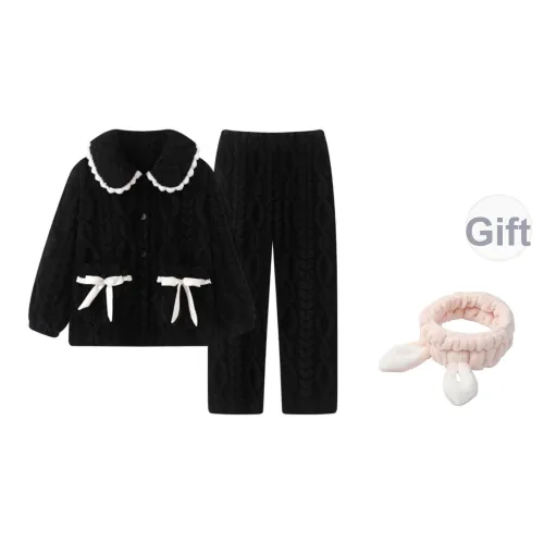 Maultiay Пижамный комплект Осенний и Зимний Женский