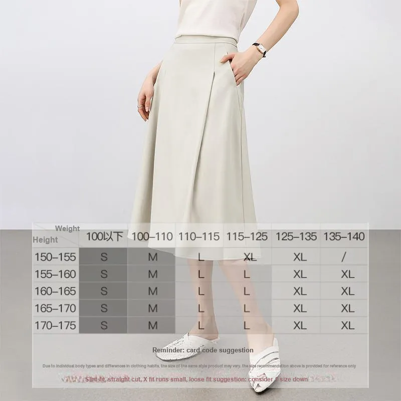 SENTUBILA Casual Long Skirt Women's-7