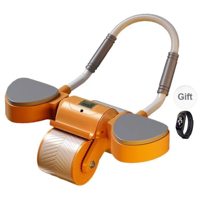 SMVP Abdominal Roller Fitness Equipment Automatic Rebound Tummy Tucking Magic Household Ab Roller-17
