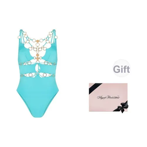 Agent Provocateur Van Pis Купальник Женский Циан Золото