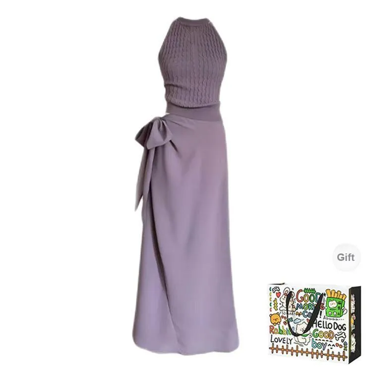 HAPG Two Piece Skirt Sets Women's-0