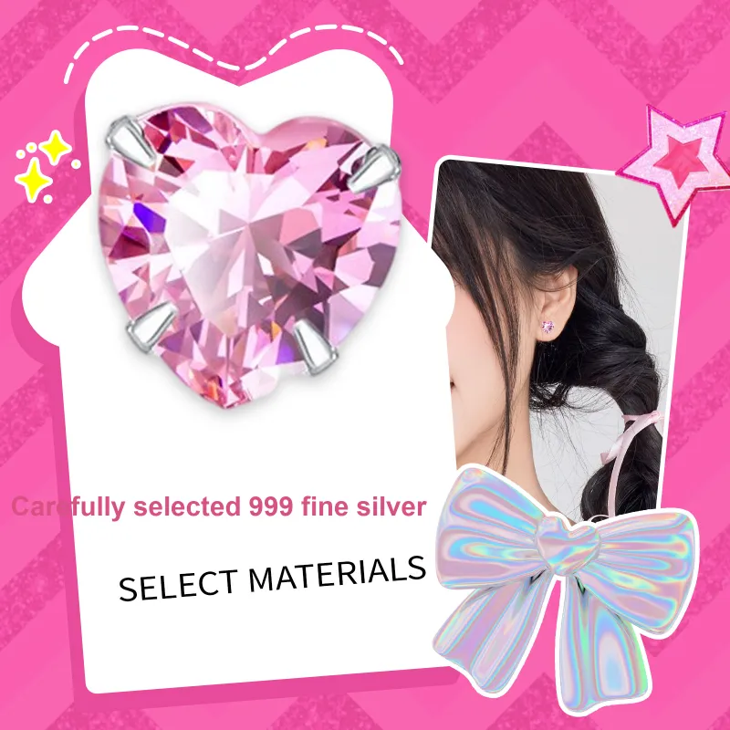 Barbie Alloy Stud Earrings Women's-5
