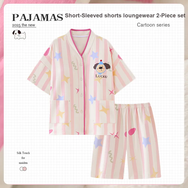 O'MESIK Pajama Set Women's Pink-1