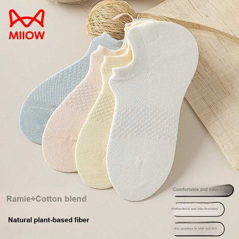 MIIOW Ankle Socks Women's 5 Pack-1