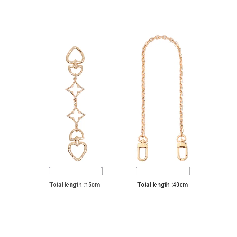 Gloya Alloy Decorative Chain Bag Accessory Women's Gold Tone-17