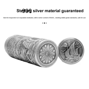 Yu Yin 999 Fine Silver Insulated Cups Men's