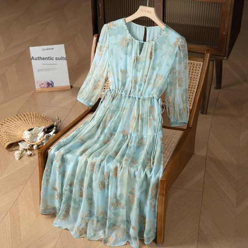 To The West Short Sleeved Dress Women's-2