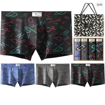 SEPTWOLVES Underwear Gift Box Men's 4 Pack+Shopping Bag