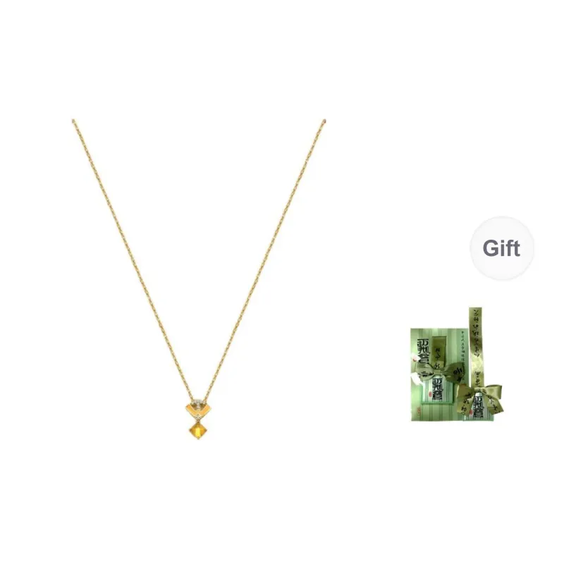 TIANWANG Citrine S925 Silver Necklaces Women's-0