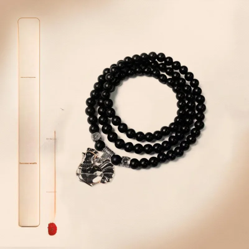 The Years Are Quiet Ebony Bracelets Unisex-22