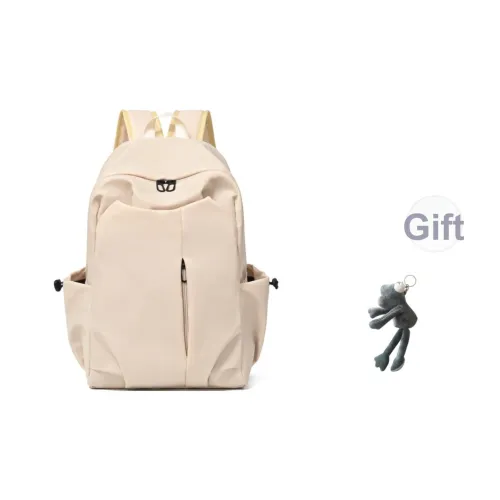 PULEWEI Нейлоновый рюкзак унисекс цвет экрю серый черный красный