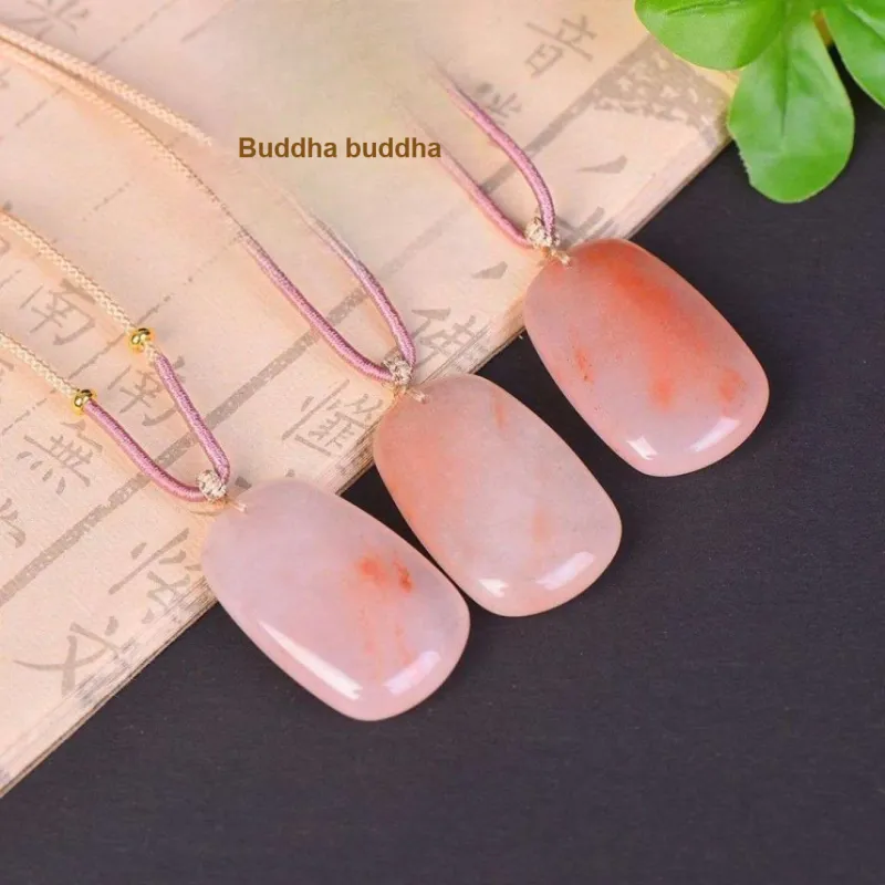 Gifts Golden Silk Jade Necklaces Unisex-7