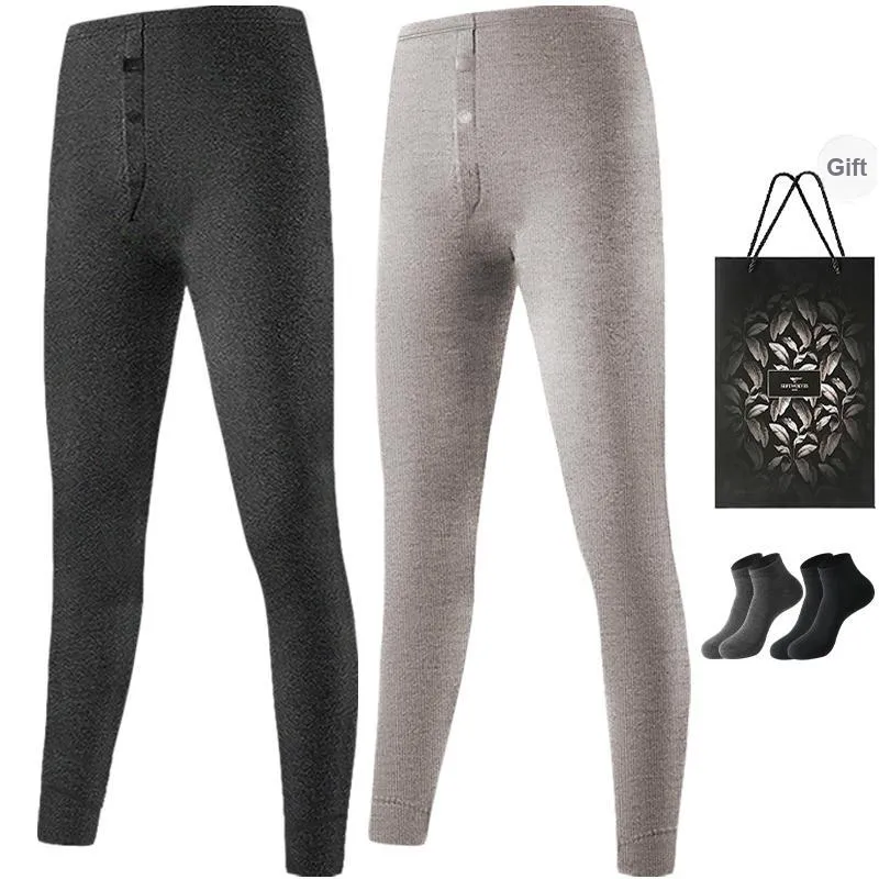 SEPTWOLVES Thermal Pants Men's Shopping Bag-2