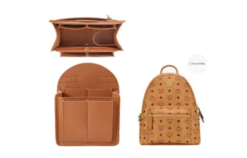 Lan Bao Fan Felt DuPont Paper Bag Accessories Women's Brown