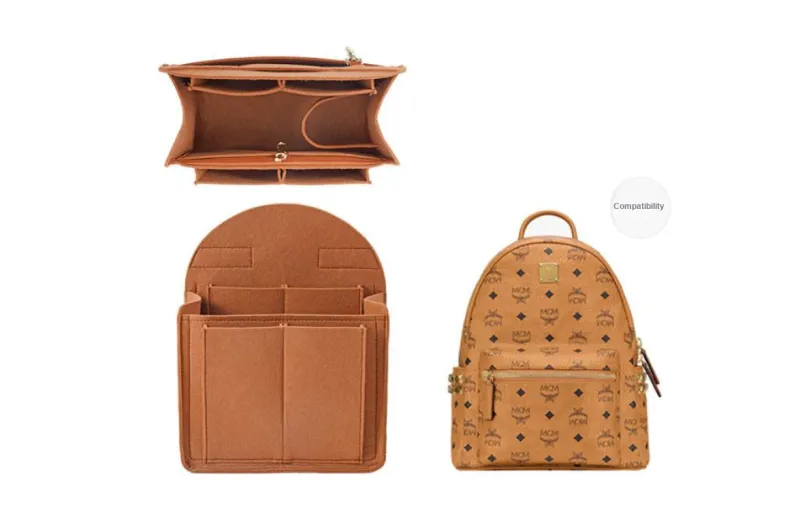 Lan Bao Fan Felt DuPont Paper Bag Accessories Women's Brown-0