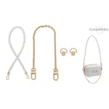 1.2cm Width Pearl 60cm+Decorative Chain 40cm[Includes Modified Tool]
