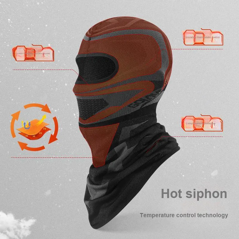 TANLU Cycling Gear Face Mask Unisex Black-3