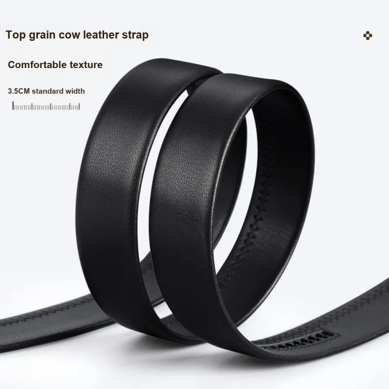 H YXIANG Split Cow Leather Cow Split Leather Belts Men's 3.5cm-4