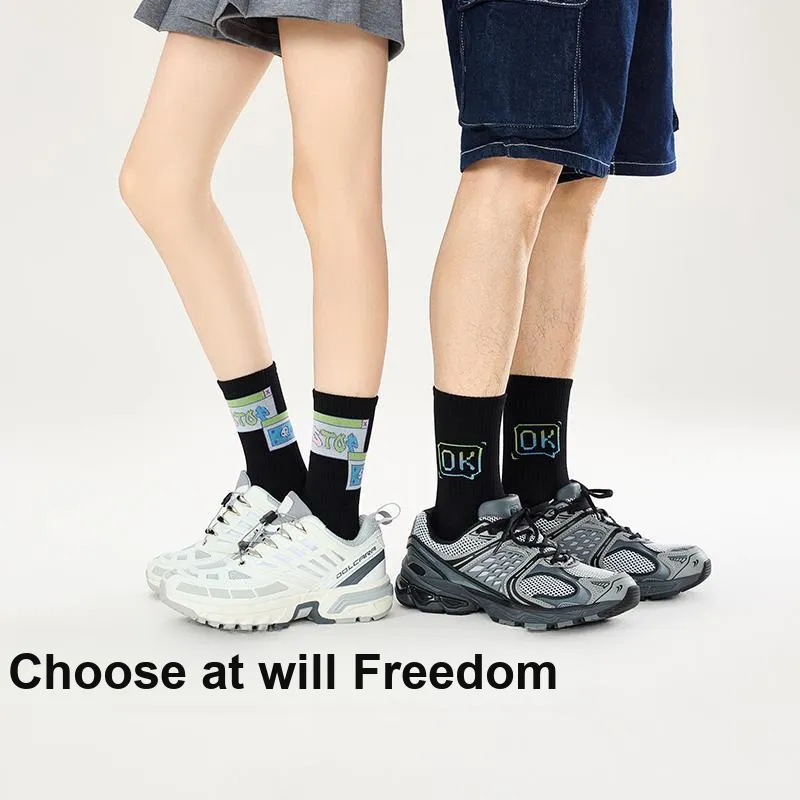 B&C.Room Mid Calf Socks Unisex 5 Pack-11