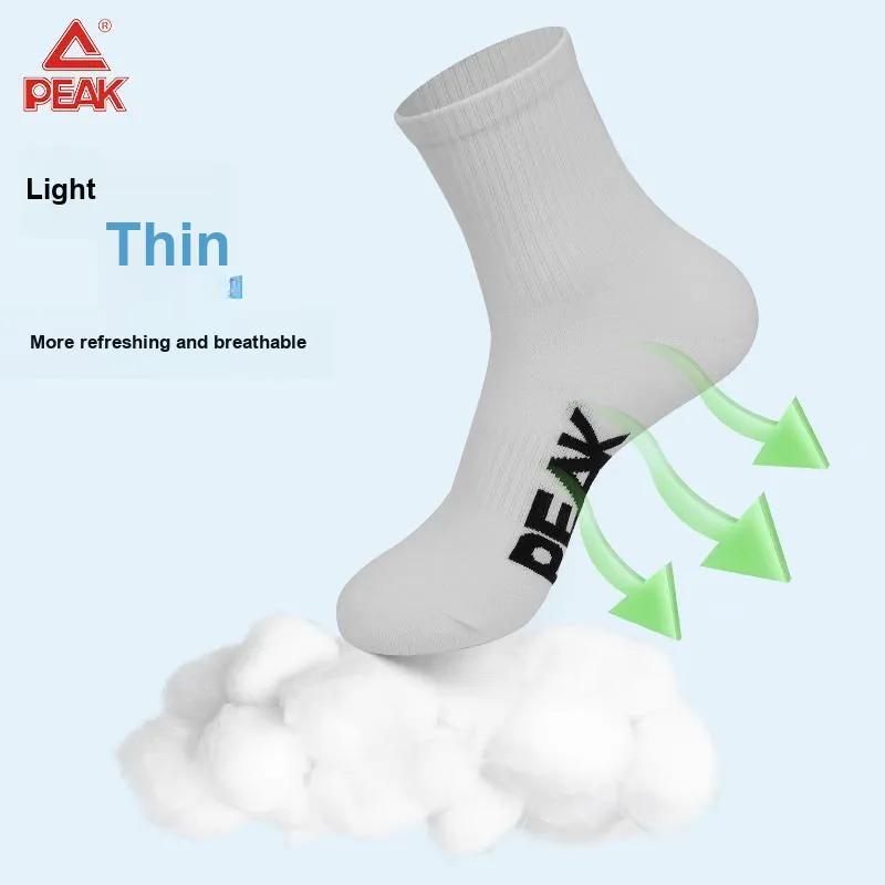 PEAK Knee High Socks Unisex 3 Pack-5