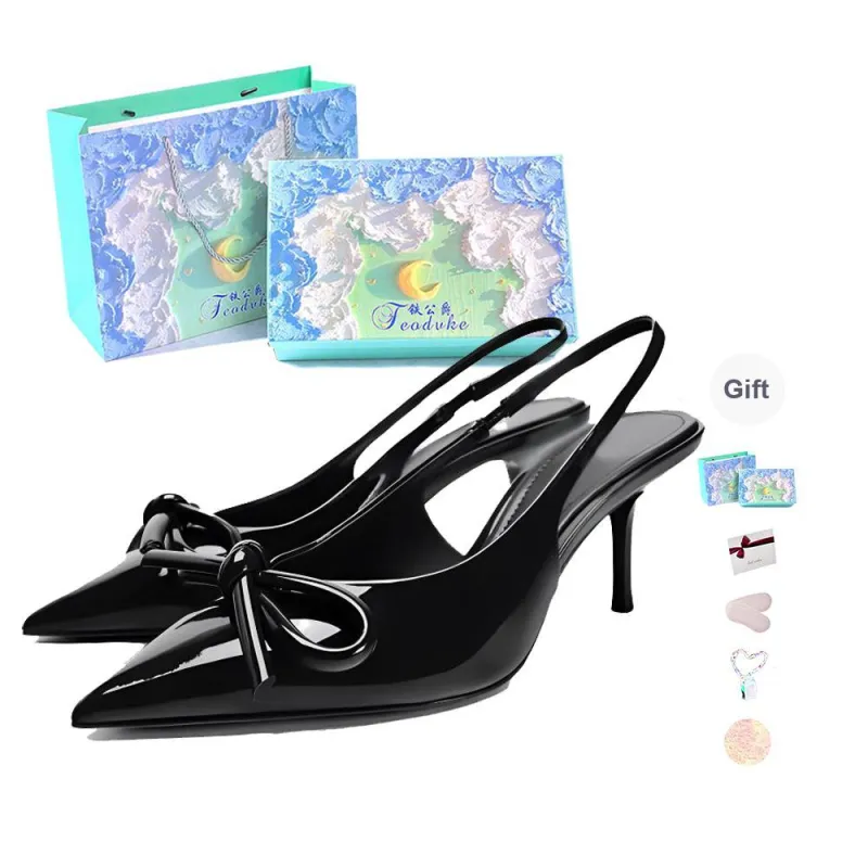 Feo Dvke Slim Heel High Heels 7cm Women's Gift Box Set-12
