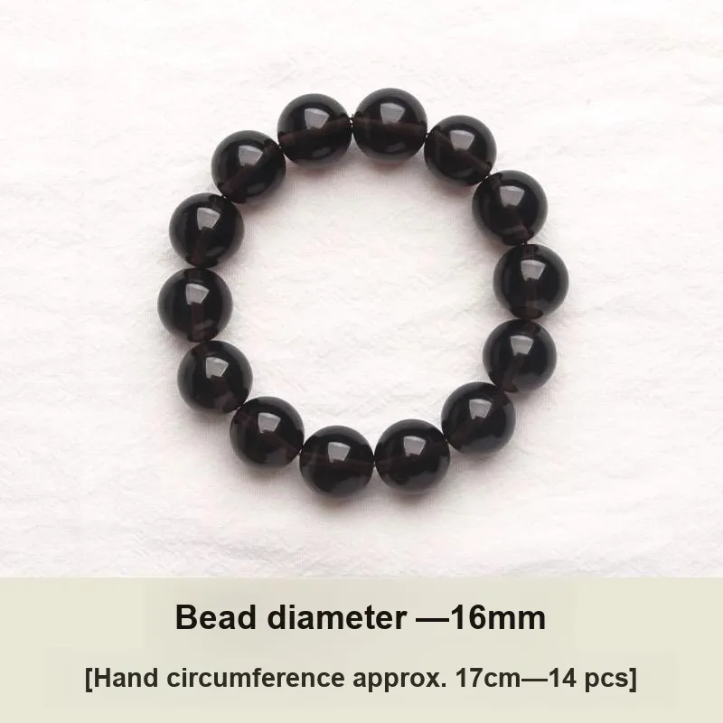 Stone On The Line Obsidian Jade Bracelets Unisex-13