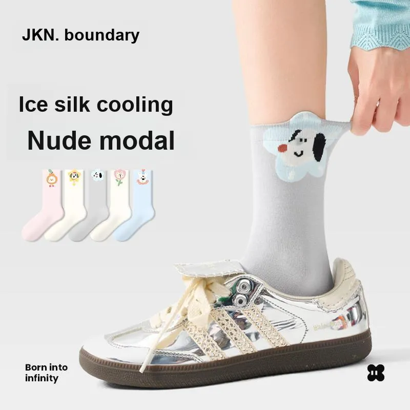 JKN Mid Calf Socks Women's 5 Pack-3