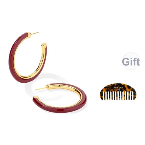 Agatha Серьги из меди и сплава женские