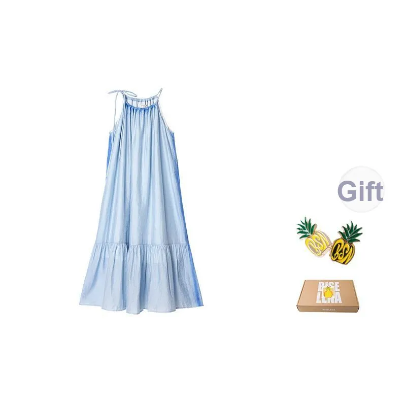 Bethine Sleeveless Dress Women's Illusion Blue-6