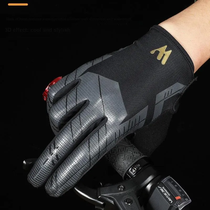 WEST BIKING Riding Equipment Cycling Glove Outdoor Unisex PU Lycra M/L/XL-13