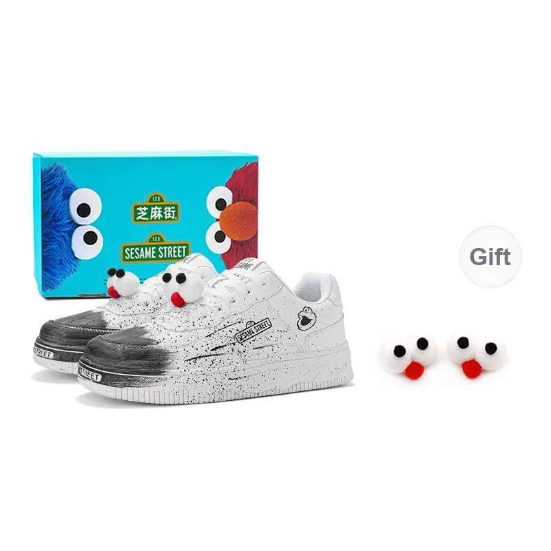 SESAME STREET Thermal Slip Resistant, Abrasion Resistant, Balance Height Increasing Low Top Skateboard Shoes Unisex-61