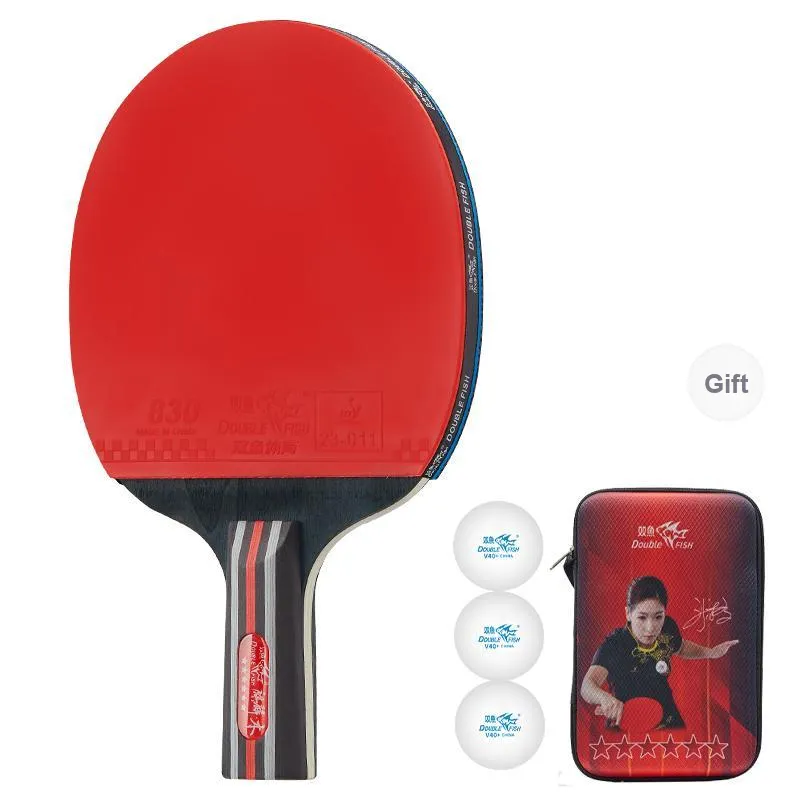 DOUBLEFISH Ping Pong Paddles Unisex Maple Wood Base-61