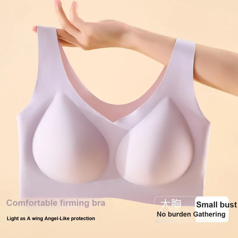 MIIOW Bra Women's Soft Gray Purple-71