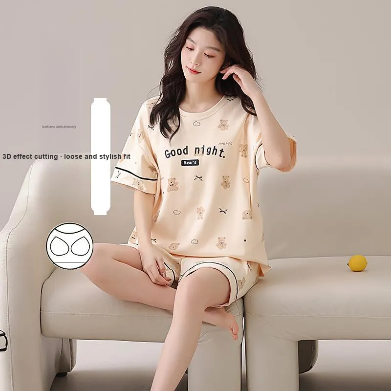 Pretty lady Women's Pajama Sets-3