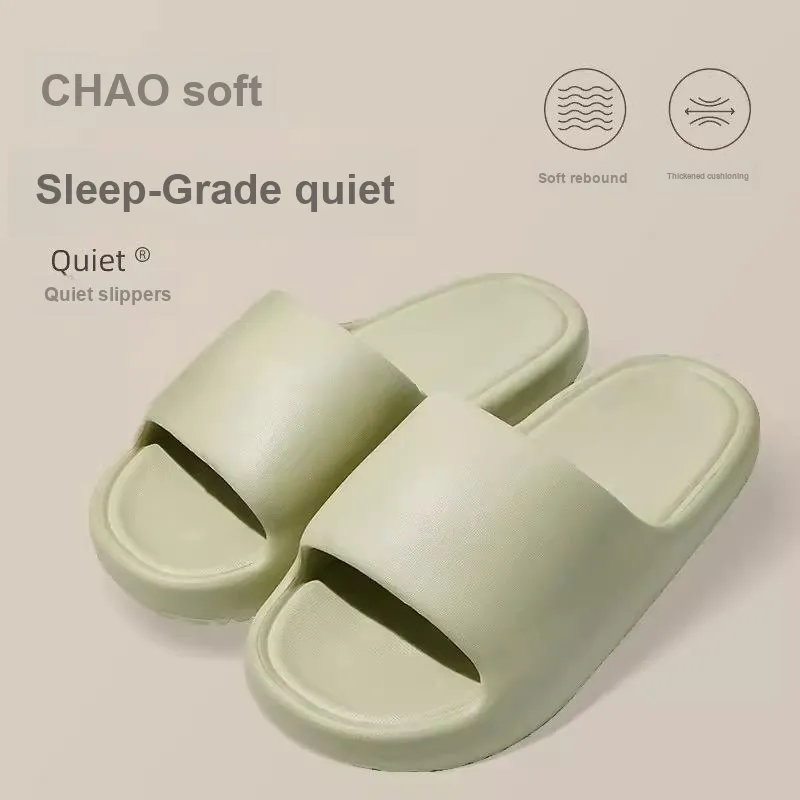 Ke Jiayi Squashy And Bouncy Feeling Platform Slippers Summer Bathroom Eva Home Bathing Plus Size, Slippers-17