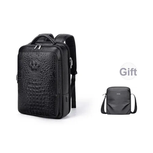 Поло верх из коровьей кожи рюкзак мужской черный