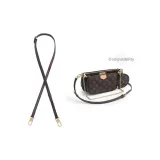 [Crossbody Style]Brown, 1.1cm Width, Adjustable from 90-120cm