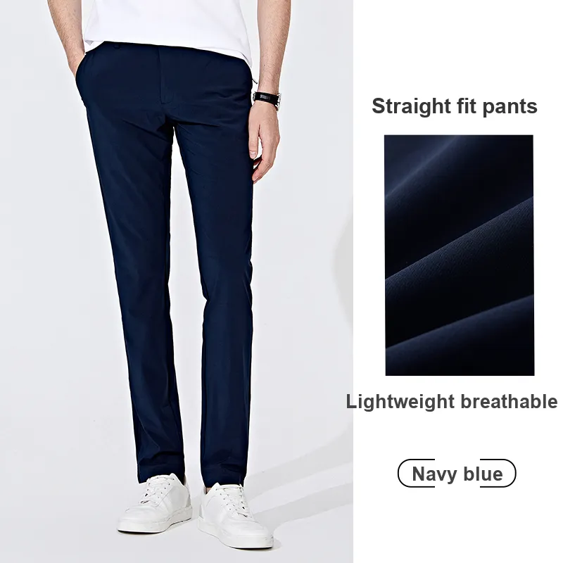 NAVIGARE Casual Pants Men Navy Blue-1