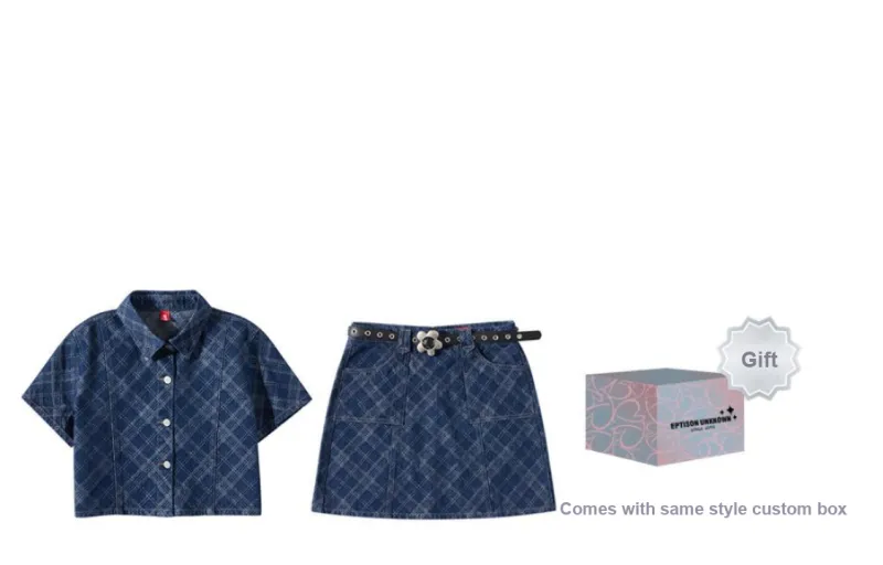 Xu Jingfu X EPTISON WOMAN Xu Jingfu Joint Series Shirt Matching Sets Women's-2
