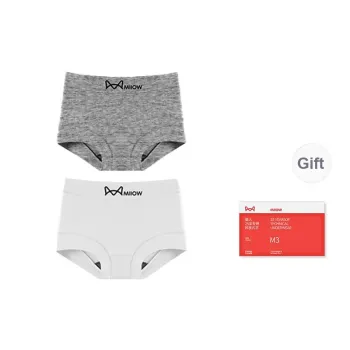 MIIOW Trend Party Series Underpants Women's Shopping Bag 2 Pack